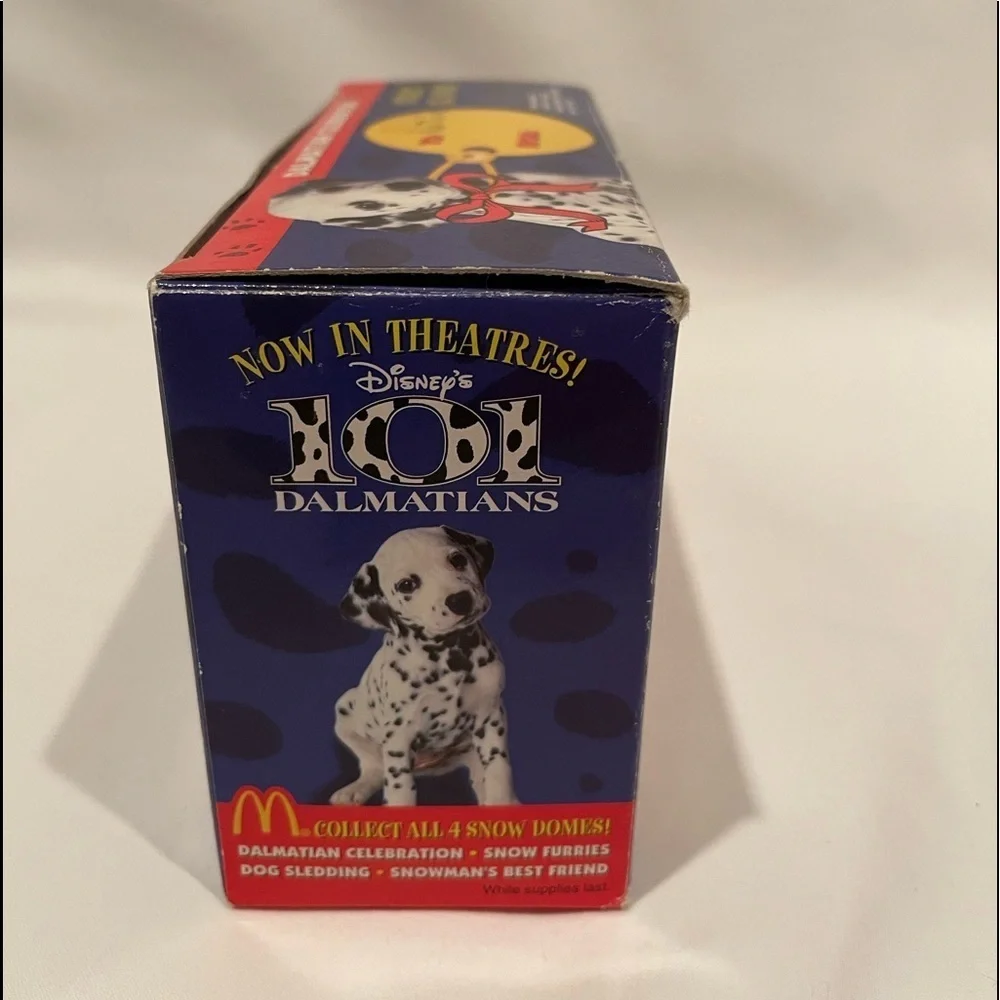 1996 McDonalds Vintage Dalmatians Snow Globe Ornament Collect Novelty Decoration
